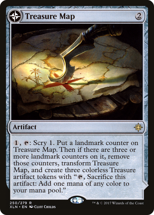 Treasure Map (XLN-250) - Ixalan: (compasslanddfc) Foil