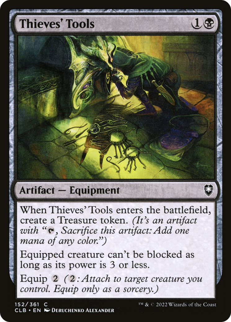 Thieves' Tools (CLB-152) - Commander Legends: Battle for Baldur's Gate