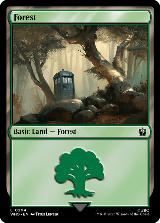 Forest (0204) (WHO-204) - Doctor Who Foil