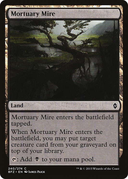 Mortuary Mire (BFZ-240) - Battle for Zendikar Foil