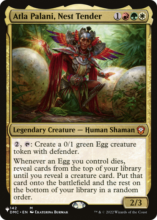 Atla Palani, Nest Tender (LIST-142) - The List