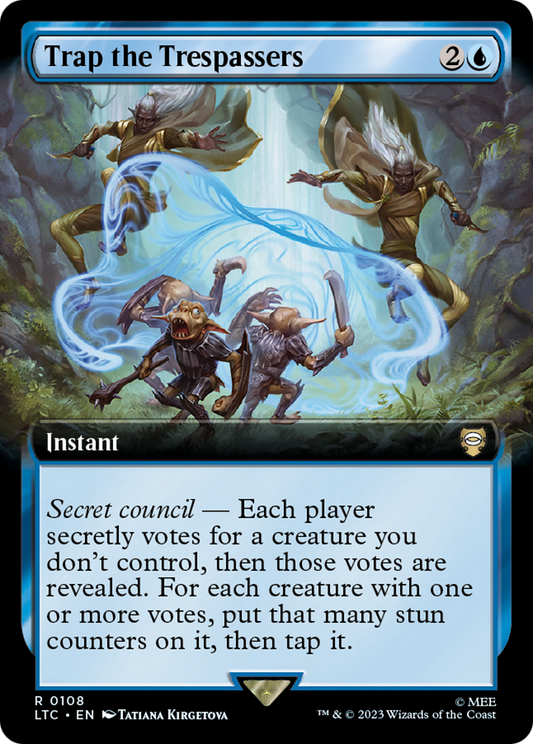 Trap the Trespassers (Extended Art) (LTC-108) - Tales of Middle-earth Commander: (Extended Art)