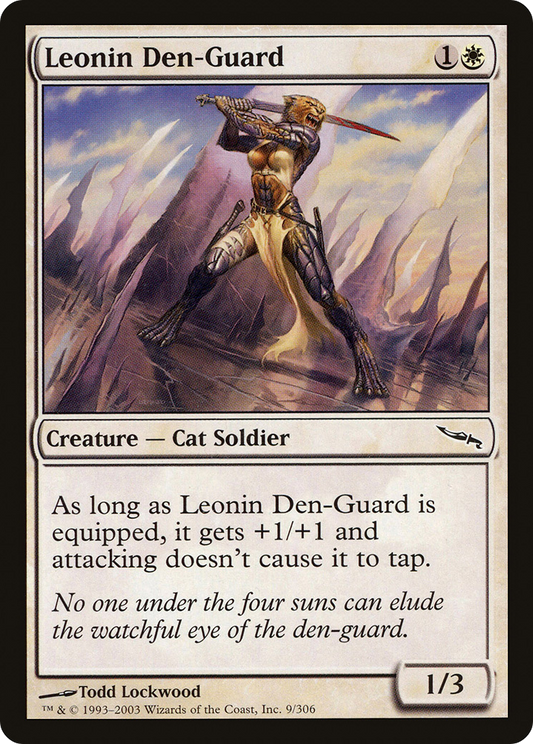 Leonin Den-Guard (MRD-009) - Mirrodin Foil