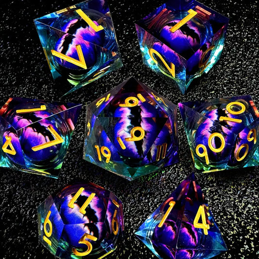 The Void's Eye - Moving Core Dice Set
