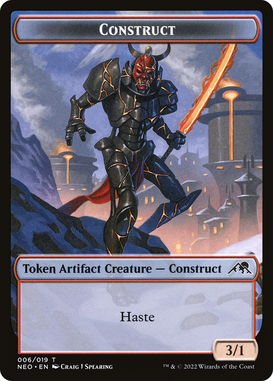 Construct Token (006) (NEO-006) - Kamigawa: Neon Dynasty Tokens