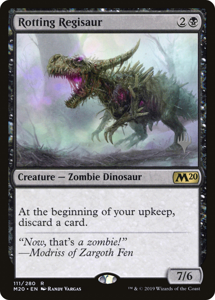 Rotting Regisaur (PPM20-111P) - Core Set 2020 Promos