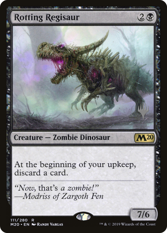 Rotting Regisaur (PPM20-111P) - Core Set 2020 Promos