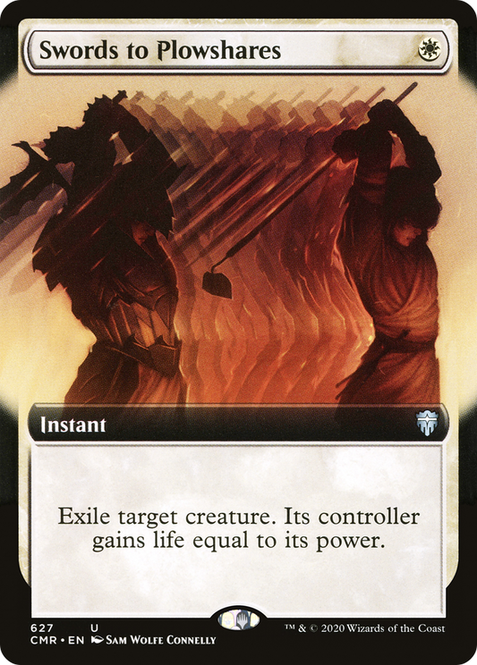 Swords to Plowshares (Extended Art) (CMR-627) - Commander Legends: (Extended Art) Foil