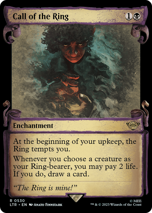 Call of the Ring (Showcase Scrolls) (LTR-530) - The Lord of the Rings: Tales of Middle-earth: (Showcase) Foil