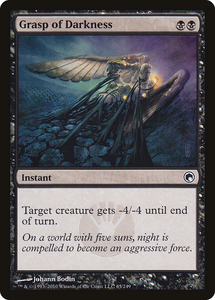 Grasp of Darkness (SOM-065) - Scars of Mirrodin Foil