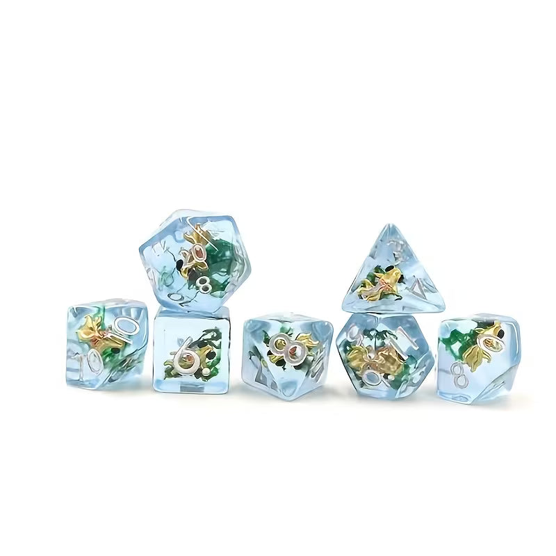 Koi Fish Metal Dice Set