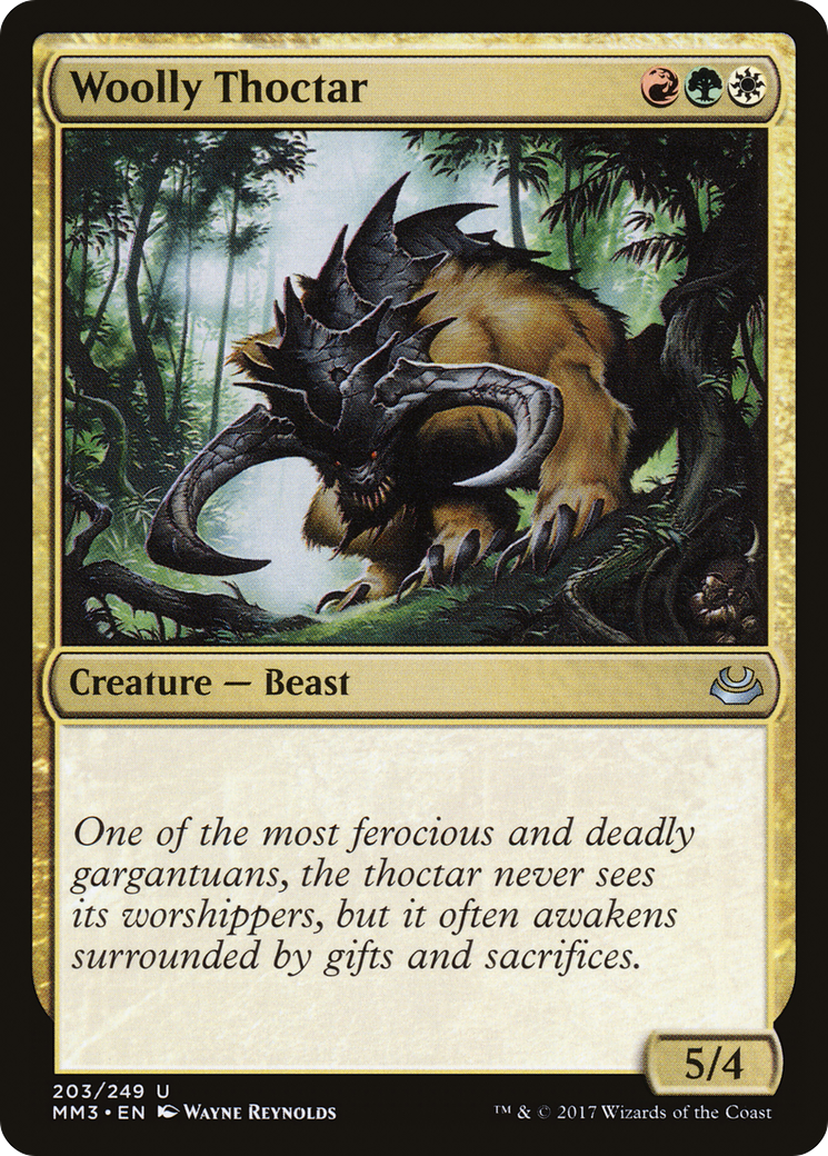 Woolly Thoctar (MM3-203) - Modern Masters 2017 Foil