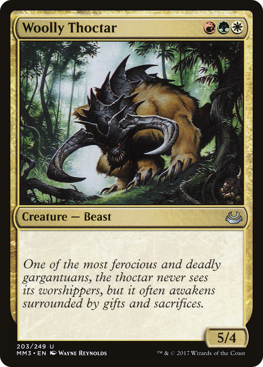 Woolly Thoctar (MM3-203) - Modern Masters 2017 Foil