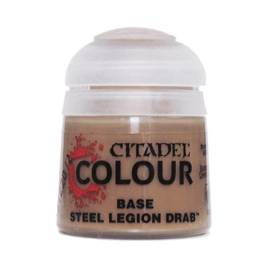 Warhammer 40k Citadel Base Steel Legion Drab 12ml 21-17