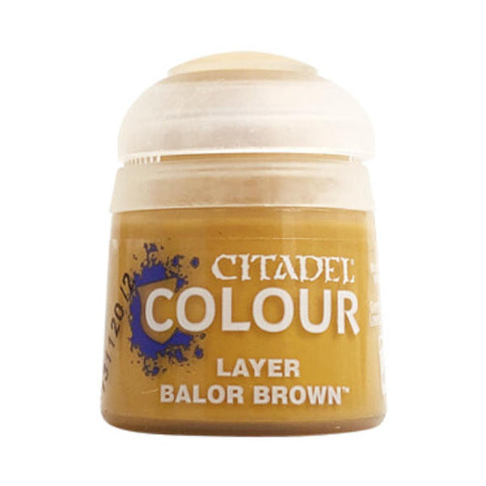 Warhammer 40k Citadel Layer Balor Brown 12ml 22-43
