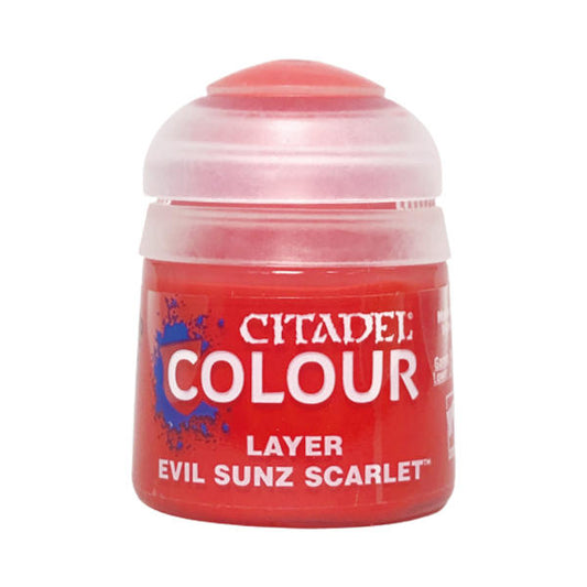 Warhammer 40k Citadel Layer Evil Sunz Scarlet 12ml 22-05