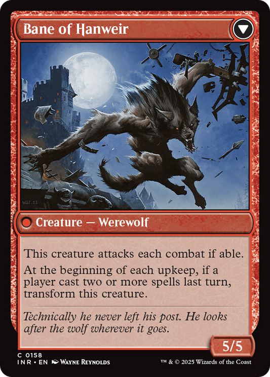 Hanweir Watchkeep // Bane of Hanweir (INR-158) - Innistrad Remastered Foil