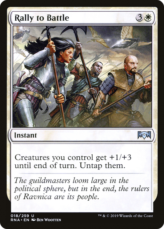 Rally to Battle (RNA-018) - Ravnica Allegiance Foil