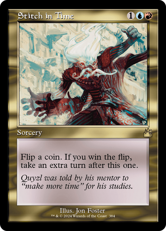 Stitch in Time (Retro Frame) (RVR-384) - Ravnica Remastered Foil