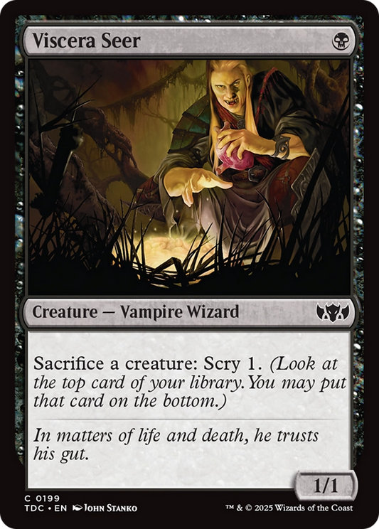 Viscera Seer (TDC-199) - Commander: Tarkir: Dragonstorm