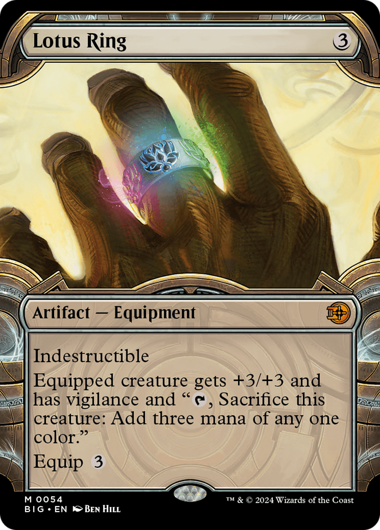 Lotus Ring (Showcase) (BIG-054) - The Big Score: (Showcase) Foil