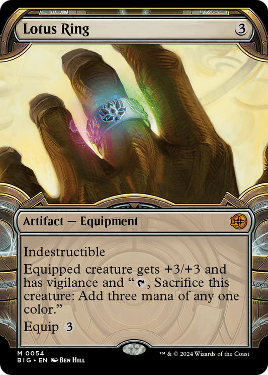 Lotus Ring (Showcase) (BIG-054) - The Big Score: (Showcase) Foil