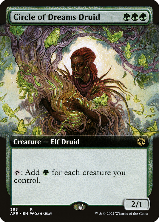 Circle of Dreams Druid (Extended Art) (AFR-383) - Adventures in the Forgotten Realms: (Extended Art)
