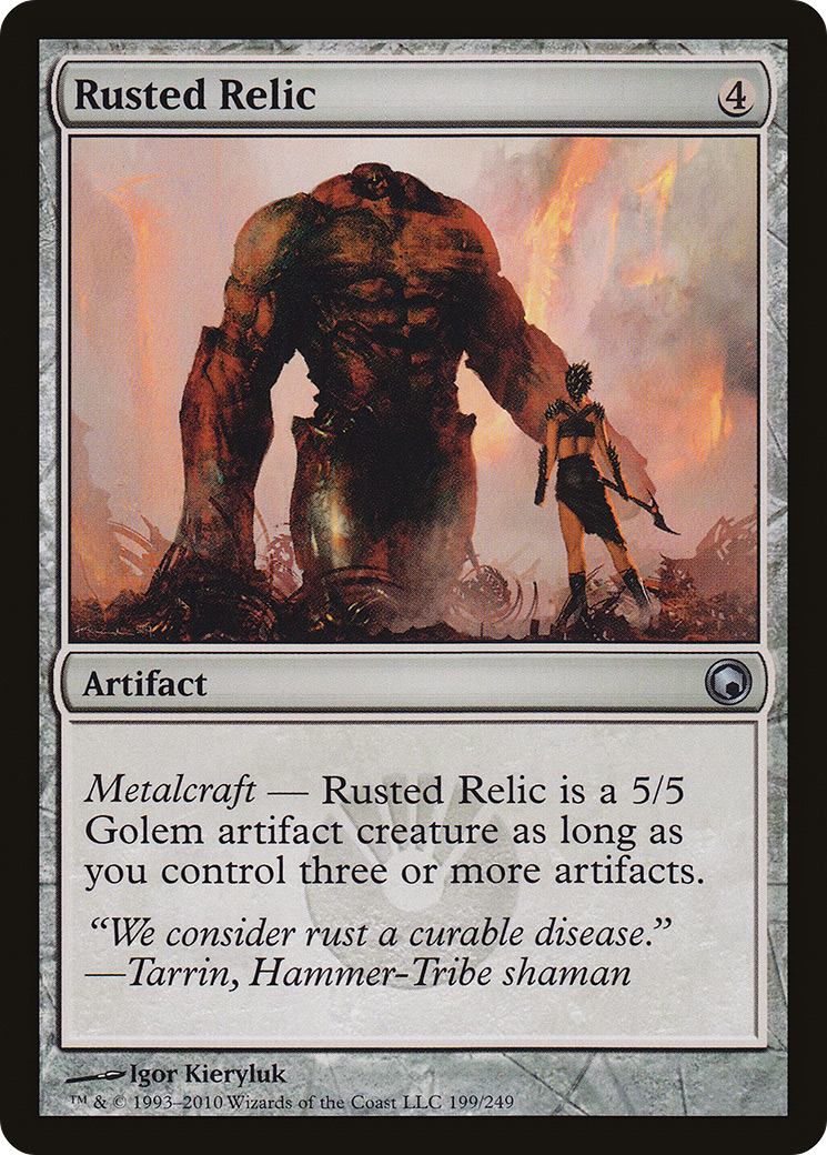 Rusted Relic (SOM-199) - Scars of Mirrodin Foil