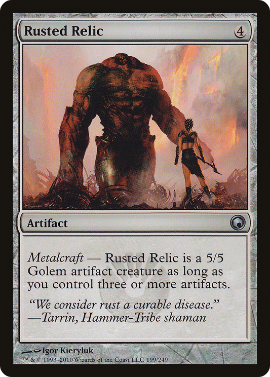 Rusted Relic (SOM-199) - Scars of Mirrodin Foil