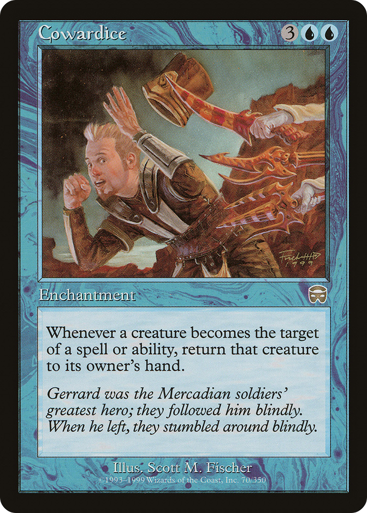 Cowardice (MMQ-070) - Mercadian Masques Foil