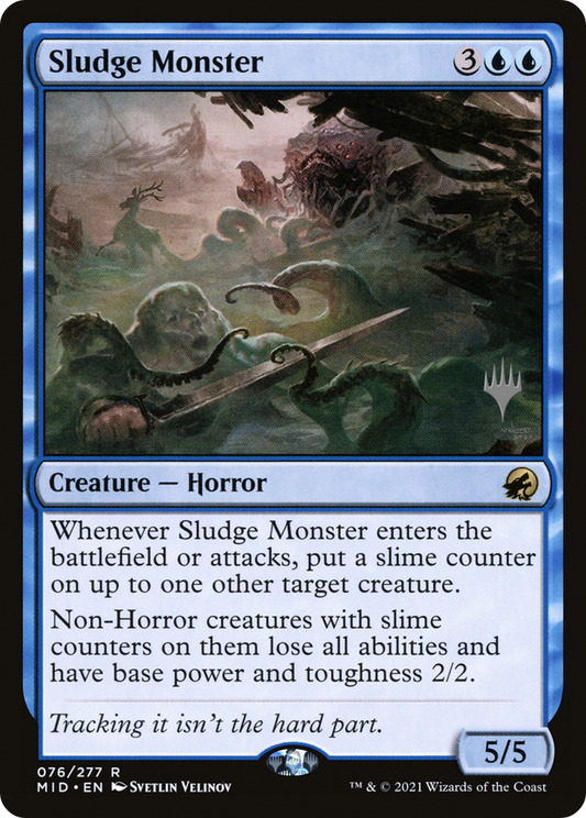 Sludge Monster (PPMID-076) - Innistrad: Midnight Hunt Promos