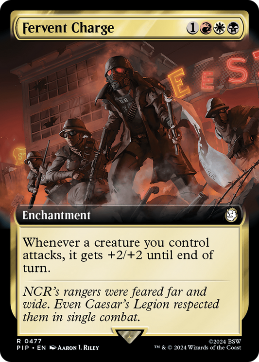 Fervent Charge (Extended Art) (PIP-477) - Fallout: (Extended Art)