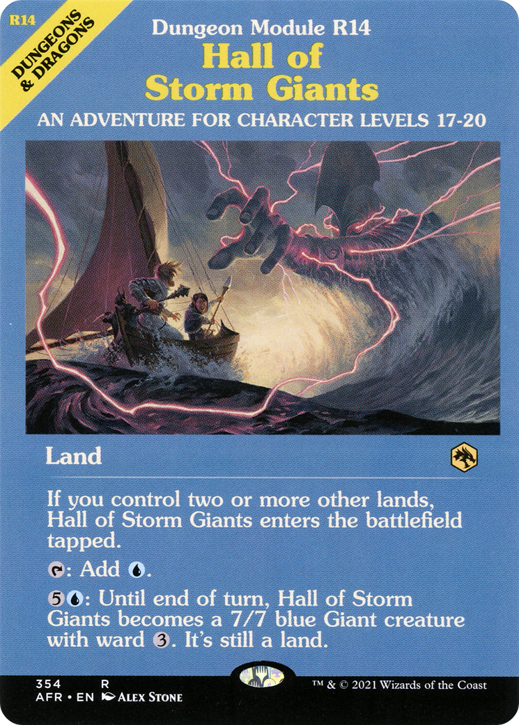 Hall of Storm Giants (Dungeon Module) (AFR-354) - Adventures in the Forgotten Realms: (Showcase)