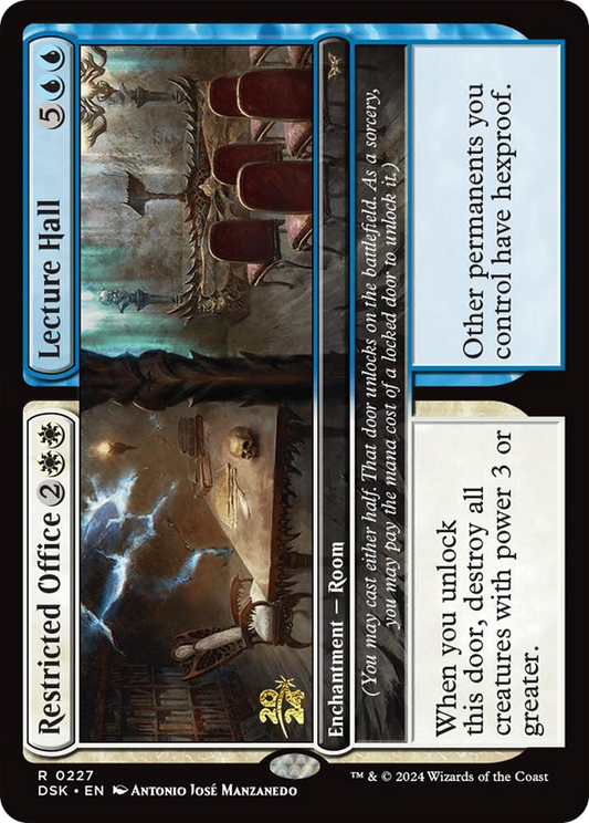 Restricted Office // Lecture Hall (PRE-227S) - Duskmourn: House of Horror Promos Foil