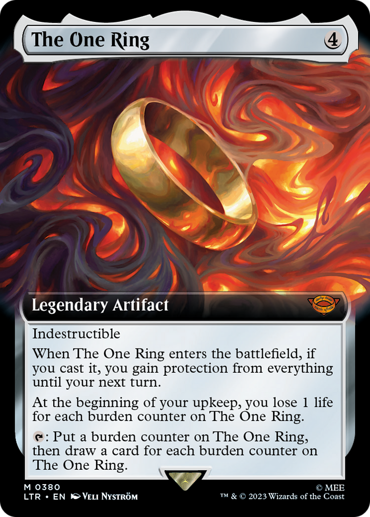 The One Ring (Extended Art) (LTR-380) - The Lord of the Rings: Tales of Middle-earth: (Extended Art) Foil