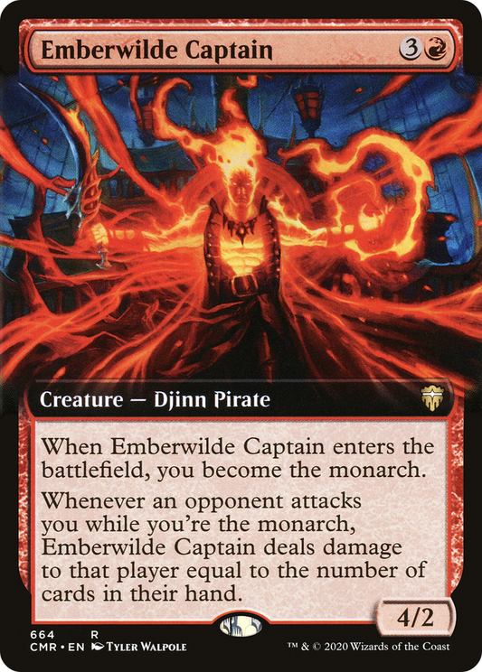 Emberwilde Captain (Extended Art) (CMR-664) - Commander Legends: (Extended Art)