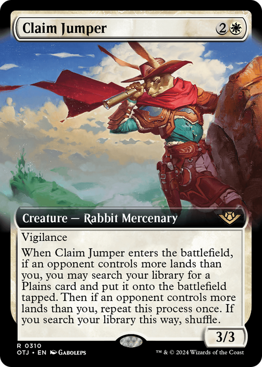Claim Jumper (Extended Art) (OTJ-310) - Outlaws of Thunder Junction: (Extended Art)