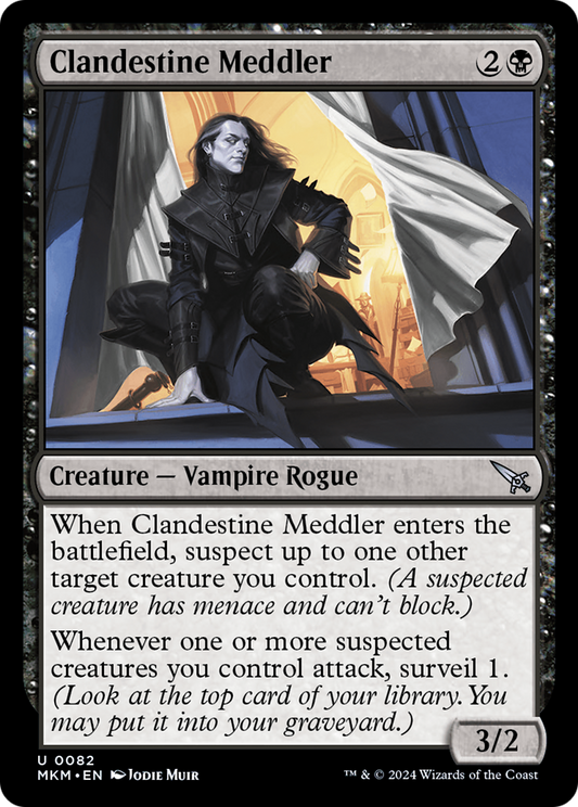 Clandestine Meddler (b) (MKM-82★) - Murders at Karlov Manor Foil