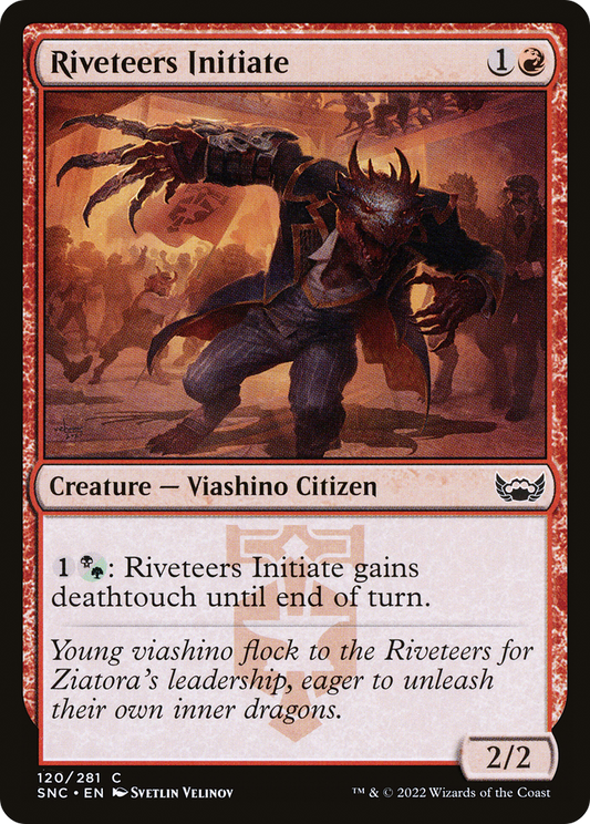 Riveteers Initiate (SNC-120) - Streets of New Capenna Foil