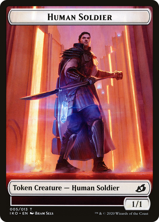 Human Soldier Token (005) (IKO-005) - Ikoria: Lair of Behemoths Tokens