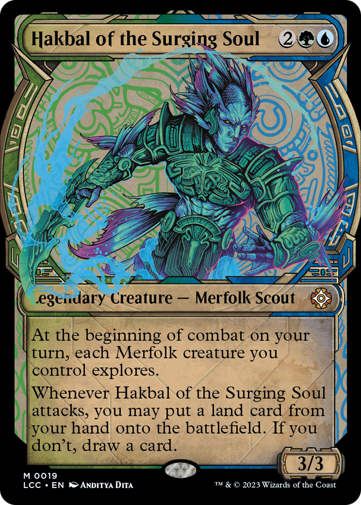 Hakbal of the Surging Soul (Showcase) (LCC-019) - The Lost Caverns of Ixalan Commander: (Showcase)