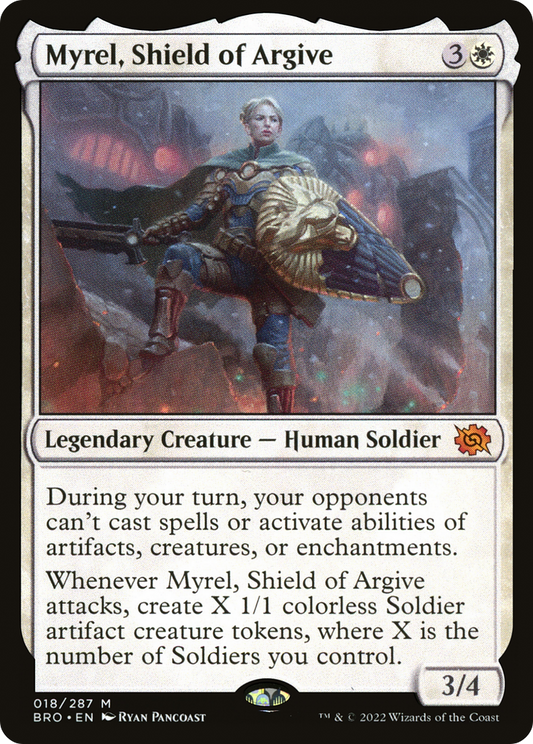 Myrel, Shield of Argive (BRO-018) - The Brothers' War