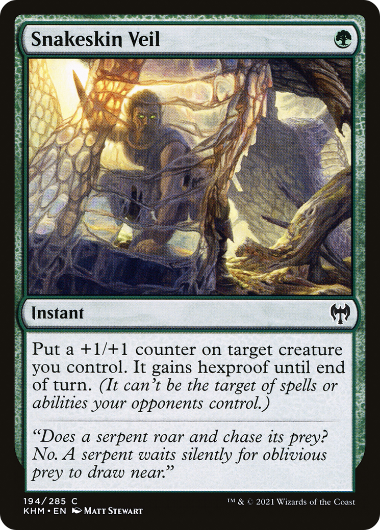Snakeskin Veil (KHM-194) - Kaldheim