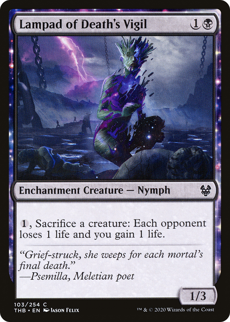 Lampad of Death's Vigil (THB-103) - Theros Beyond Death: (enchantment)