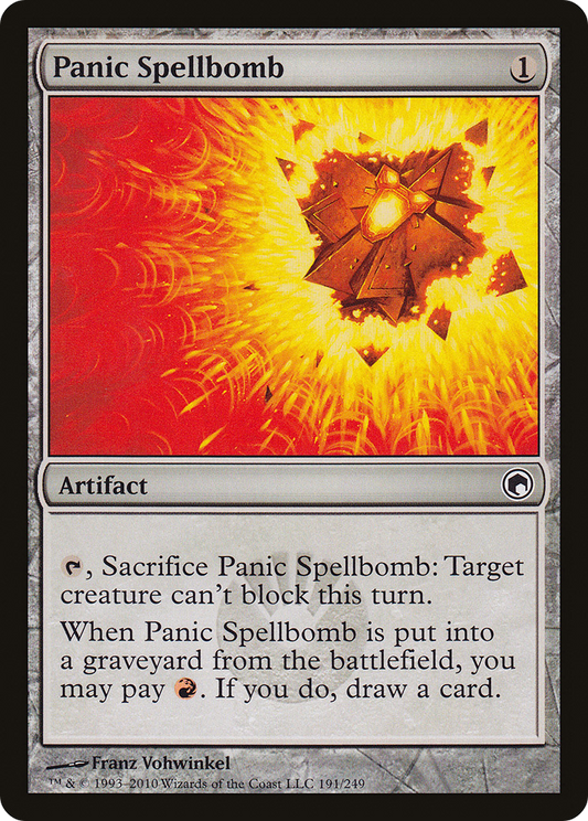 Panic Spellbomb (SOM-191) - Scars of Mirrodin
