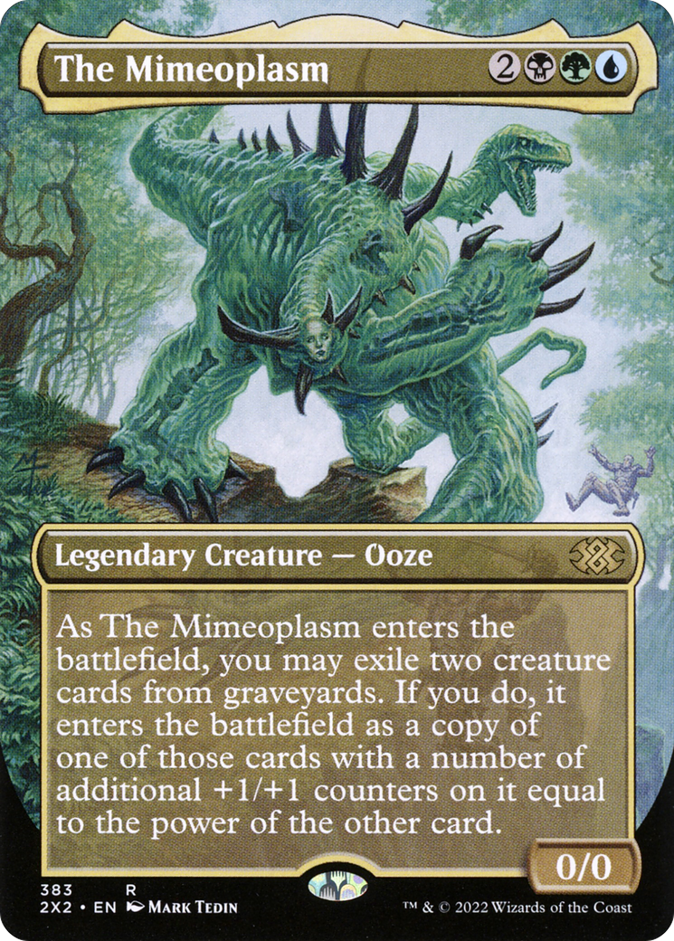 The Mimeoplasm (Borderless) (2X2-383) - Double Masters 2022 (Borderless) Foil