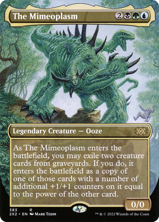 The Mimeoplasm (Borderless) (2X2-383) - Double Masters 2022 (Borderless) Foil
