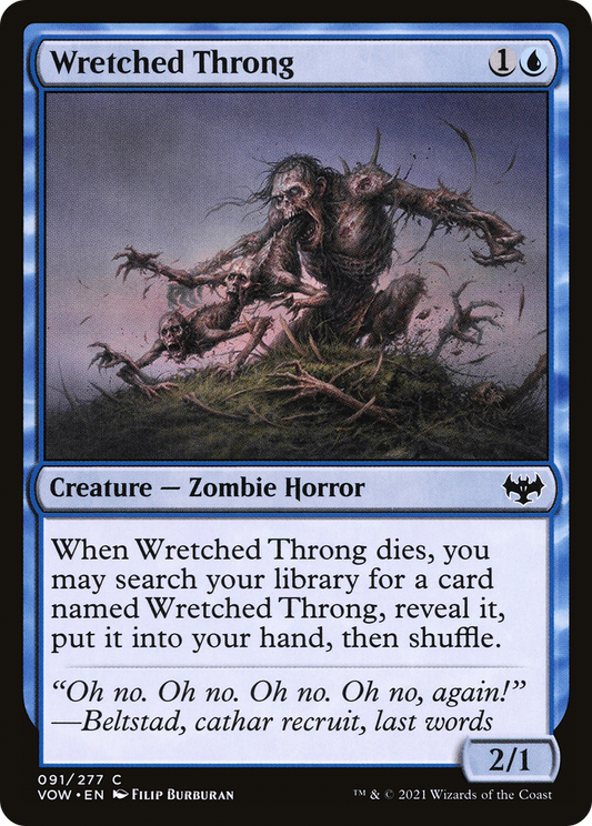Wretched Throng (VOW-091) - Innistrad: Crimson Vow Foil