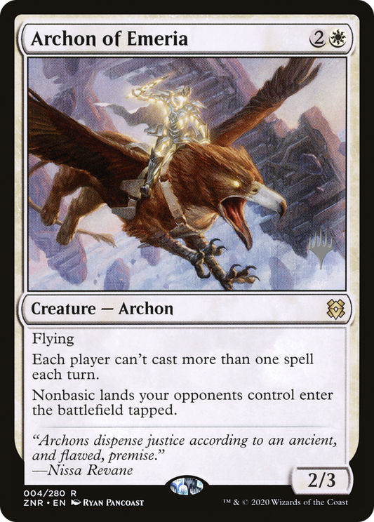Archon of Emeria (PPZNR-04P) - Zendikar Rising Promos