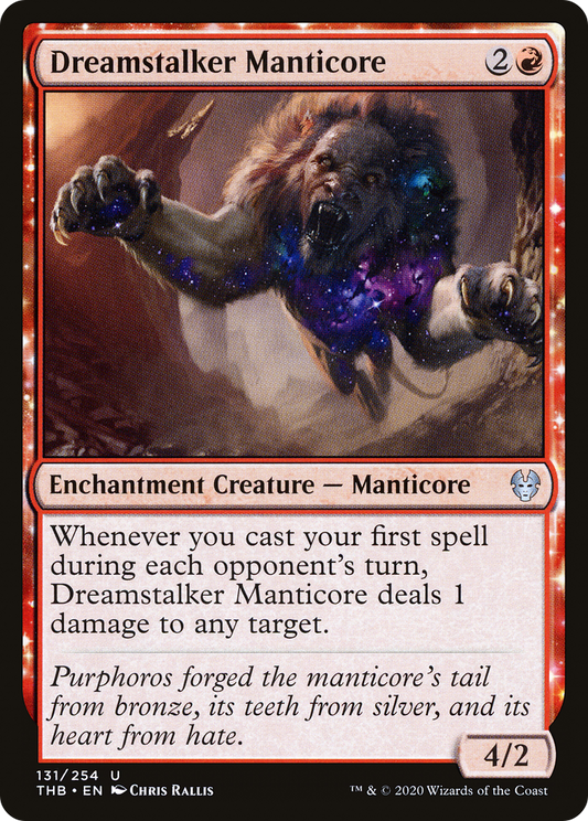 Dreamstalker Manticore (THB-131) - Theros Beyond Death: (enchantment) Foil